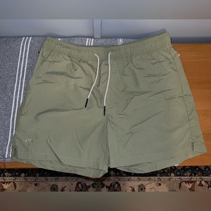 OAS Green Nylon Swim Shorts